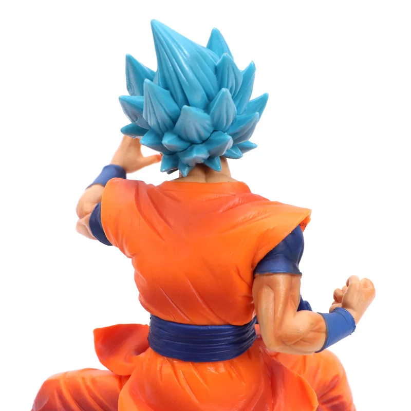 Аниме гаражный комплект модель qlz Dragon Ball герой Трансцендентные навыки синей волос chao sai Бог Гоку в коробке украшения