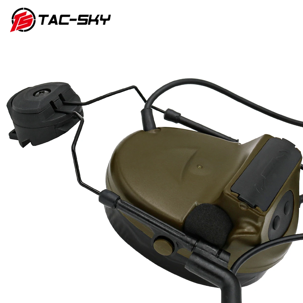 TAC-SKY PELTOR серия COMTAC II шлем кронштейн силиконовые наушники шумоподавление звукосниматель тактическая гарнитура comtacii FG