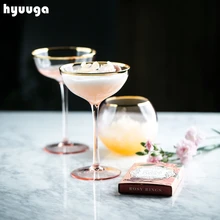 Европейский ручная роспись Золотой бессвинцовый хрустальный стеклянный бокал для вина розовый бокал Красного вина стеклянный домашний коктейльный стакан для десерта чашка для воды