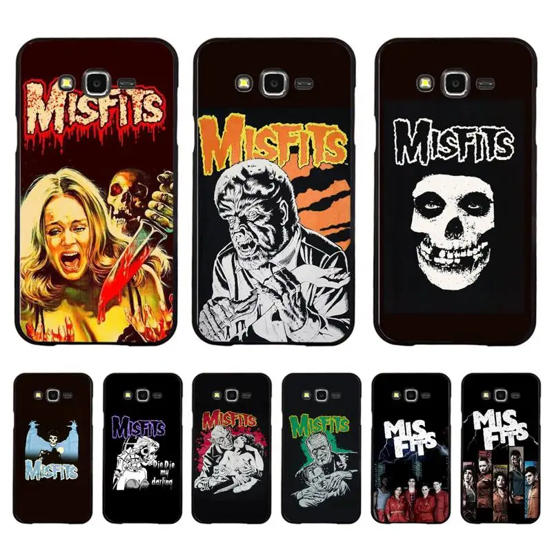 FHNBLJ TV misfits черный чехол для телефона Корпус Samsung A50 A70 A40 A6 A8 Plus A7 A20 A30 S7 S8 S9 S10 S20 |