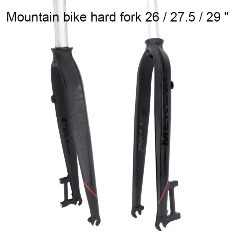 Meroca Bicycle Fork 26/ 27.5/29 Inches Lightweight Mountain Bike Road Hard Aluminum Alloy Shock Absorber Front | Спорт и развлечения