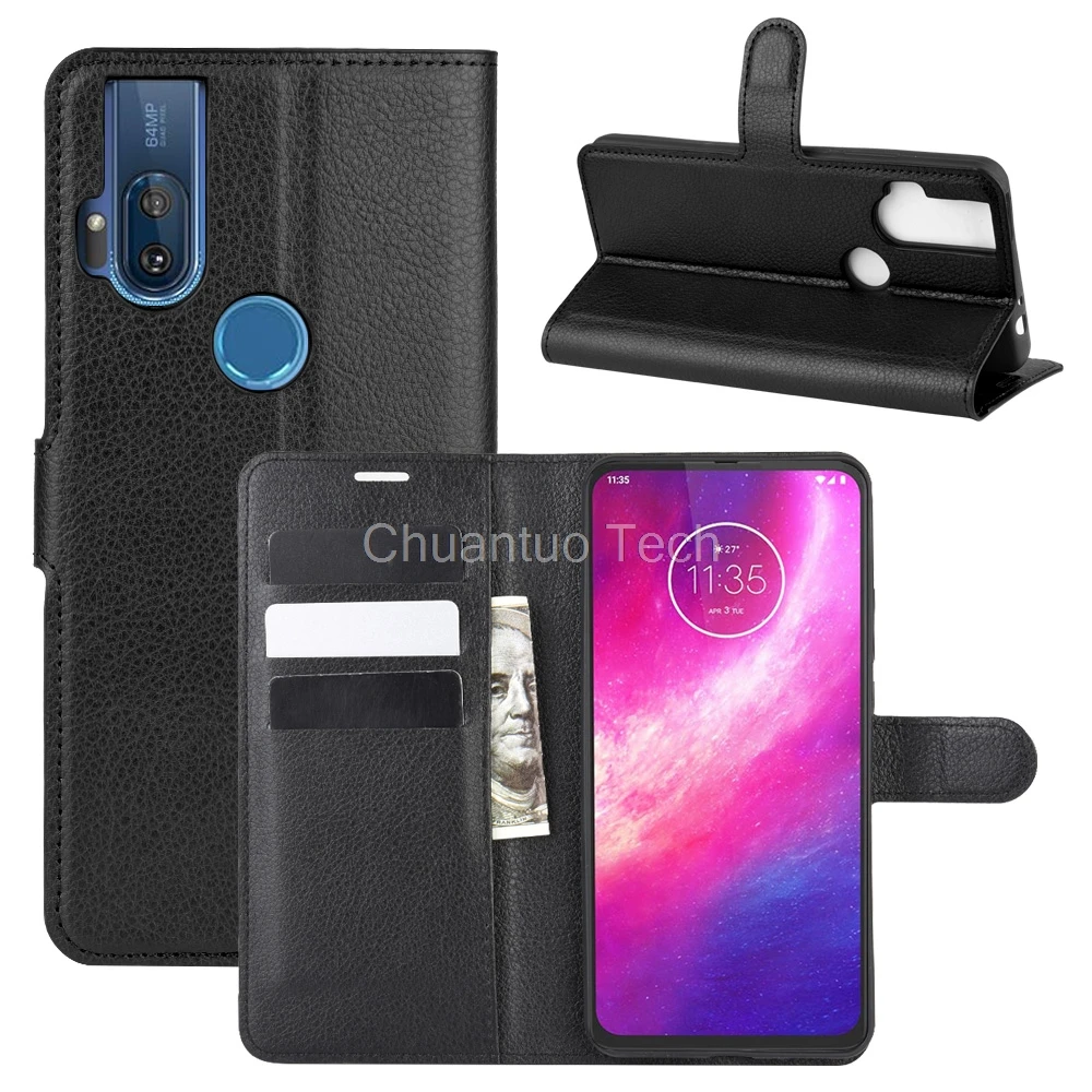 Модный чехол-бумажник из искусственной кожи для Motorola One hyper Flip защитный чехол