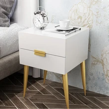 Белый черный Современный Железный Золотой тумбочка кофе диван конец прикроватный столик мебель для дома постельный шкаф спальня