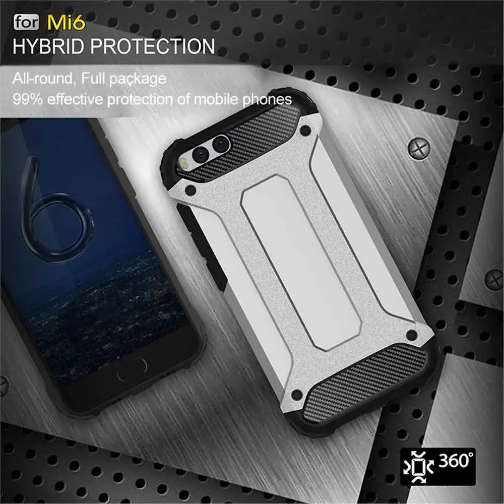 Mokoemi железа прочная ударостойкая 5,1" для Xiaomi mi 6 mi 6 Чехол для Xiaomi mi 6 mi 6 Cell чехол для телефона чехол