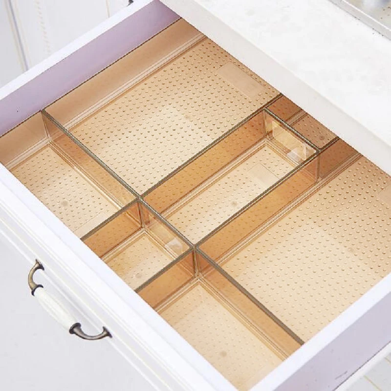 Kitchen Drawer Divider Storage Compartment Box Organizer Layered Partition Desktop Finishing Home Makeup Tableware Storage Box