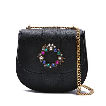 

Women's bag new fashion wild messenger bag western style shoulder chain bag