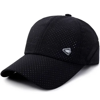 

2020 Climbing Cap Quick Drying Fabric Summer Hats Unisex Mesh Cap Running Casual Solid Color Hat Bone Breathable Hats Garros