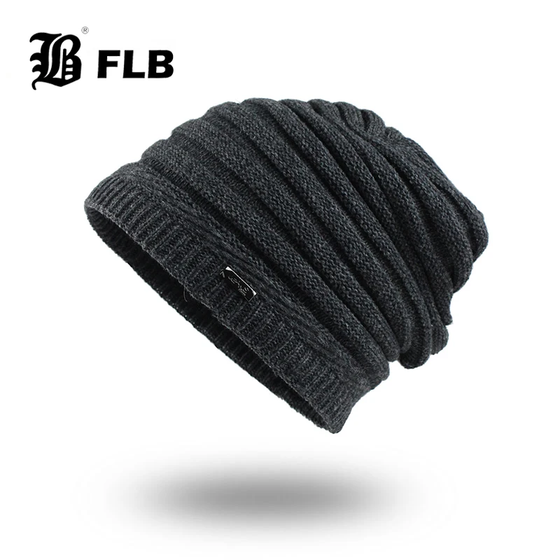 [FLB] теплая зимняя шапка, вязаная шапка, шарф, шапка, зимние шапки для мужчин, вязаная шапка для мужчин, вязаная шапка Skullies Beanies F18083