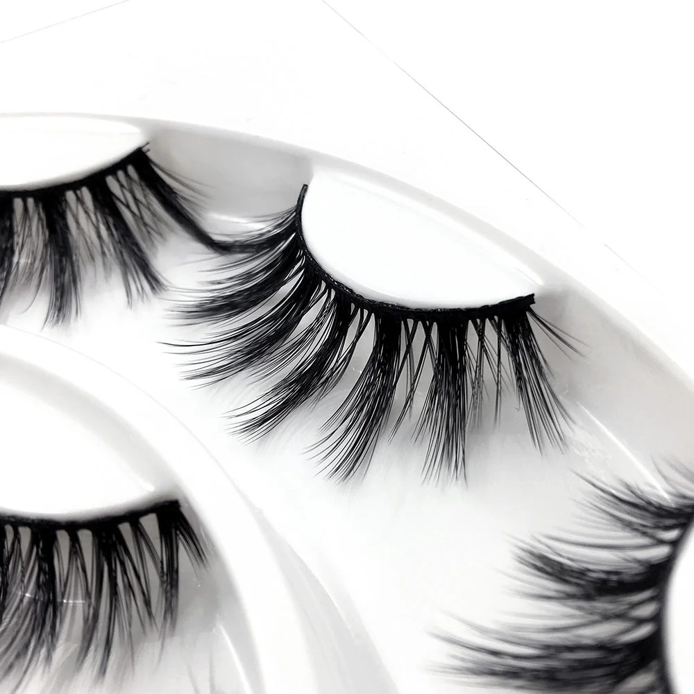 NEW 8pairs Real Mink Eyelashes 3D Natural False Eyelashes 3d Mink Lashes Soft Eyelash Extension Makeup Kit Cilios