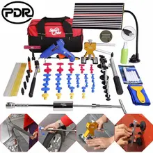 Super PDR Slide Hammer Golden Lifter Bridge Puller small red T-Bar puller tool bag