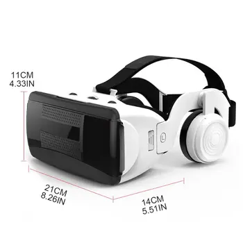 

3D VR Glasses Headset Mini Compact Light Weight Comfortable Deep Immersive