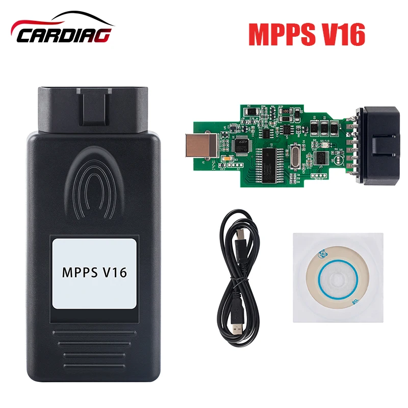 

MPPS V16 ECU Chip Tuning 2019 High-Quality MPPS V16 for EDC15 EDC16 EDC17 CHECKSUM Excellent MPPS Free Shipping