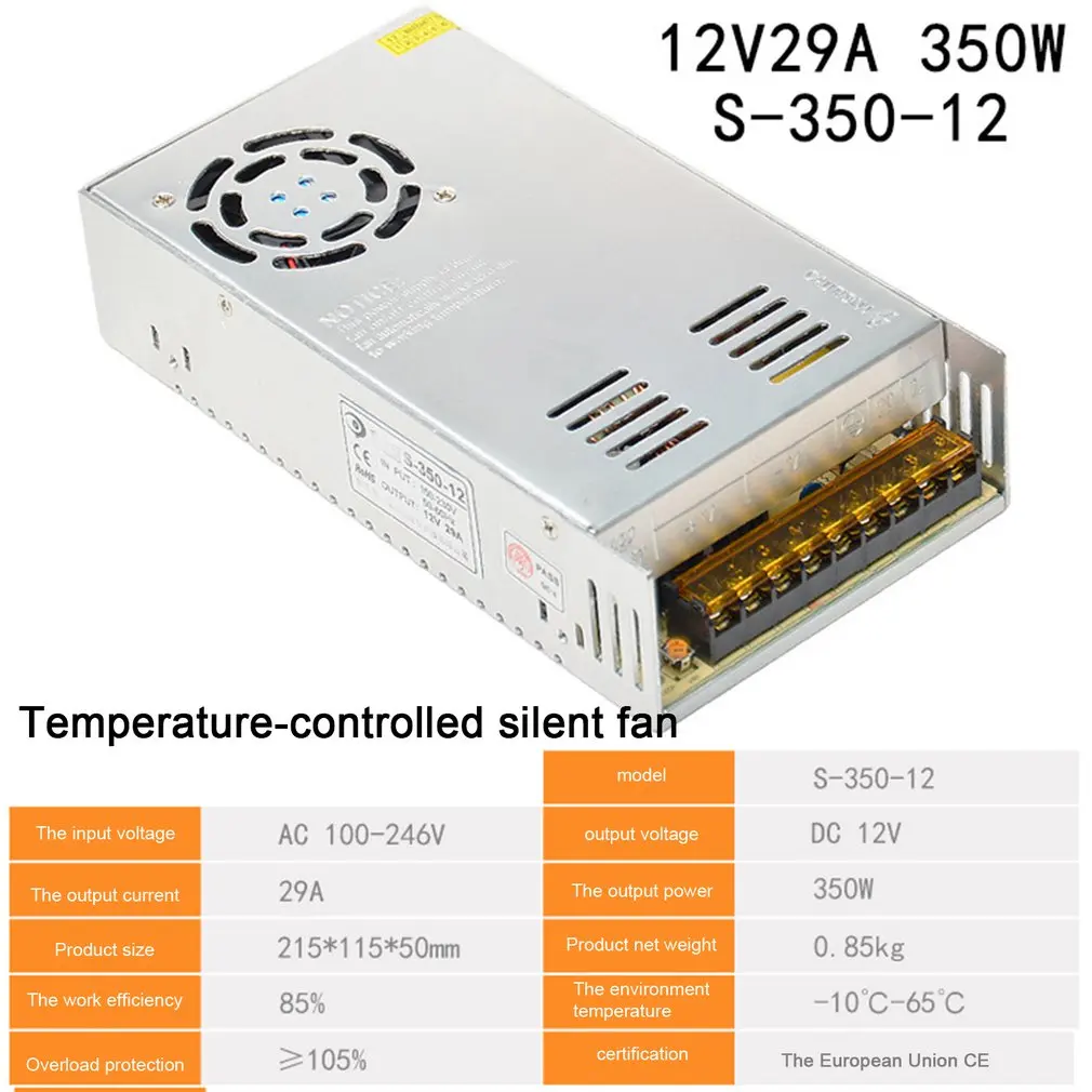Переключение Питание DC12V 1A 1.25A 2A 2.5A 3A 3.2A 4.2A 5A 6A AC 220V DC/DC 12 вольт AC-DC 12 V для 12 V Светодиодные ленты