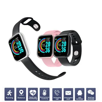 

Y68 Smart Watch With Sports Fitness Activity Monitor Support Heart Rate Monitor Blood Pressure Bluetooth Clock For Android IOS