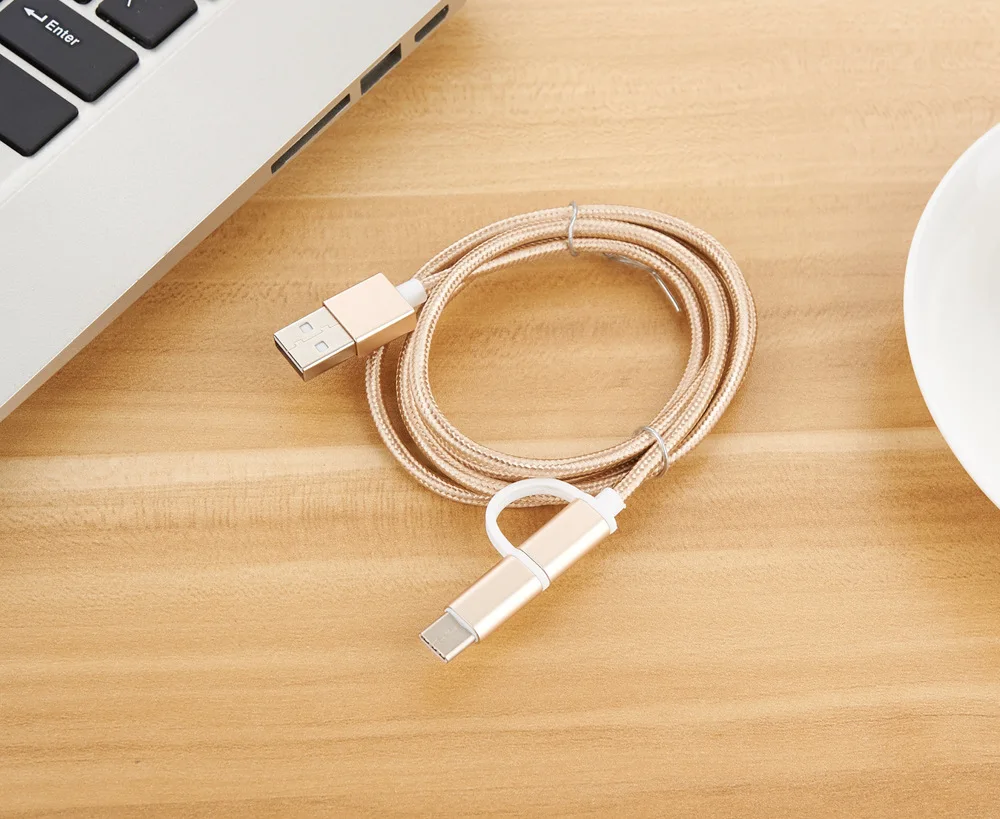Nohon 2 в 1 USB кабель для iPhone 11 Pro Max X XS Max 8 7 6 Plus type-C Micro USB кабель для Android зарядный телефонный кабель Шнур