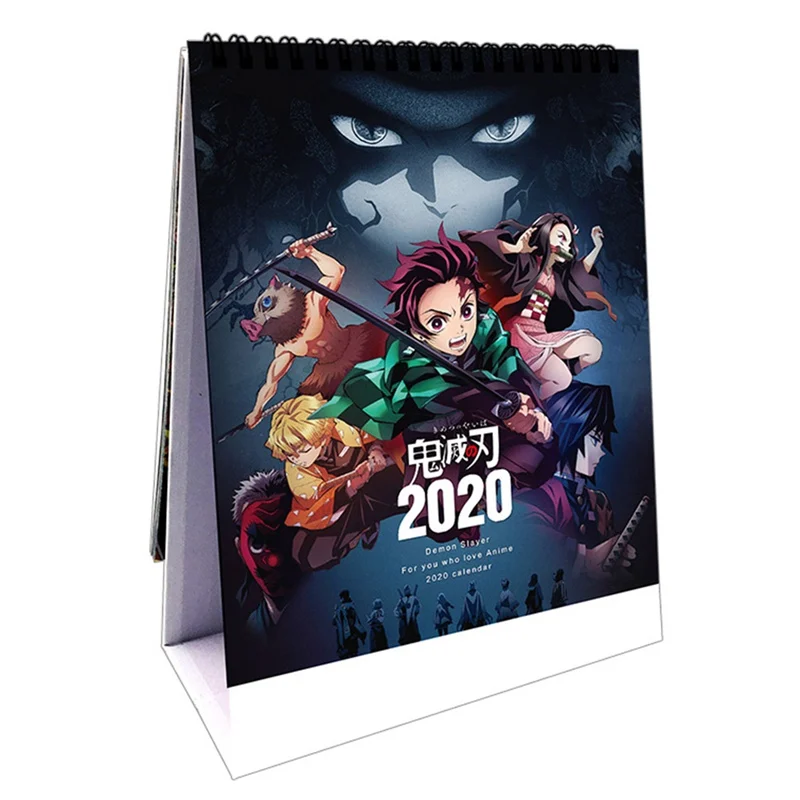 Аниме календарь Kimetsu No Yaiba клинок демона, истребитель, сделай сам, Мультяшные персонажи, календари