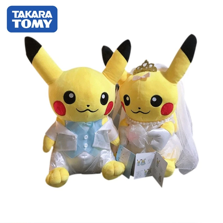 タカラトミーポケモン 30センチメートルかわいいウェディングピカチュウドレスアニメ人形素敵な記念カップルのためのギフトガールフレンドのボーイフレンド Aliexpress Toys Hobbies