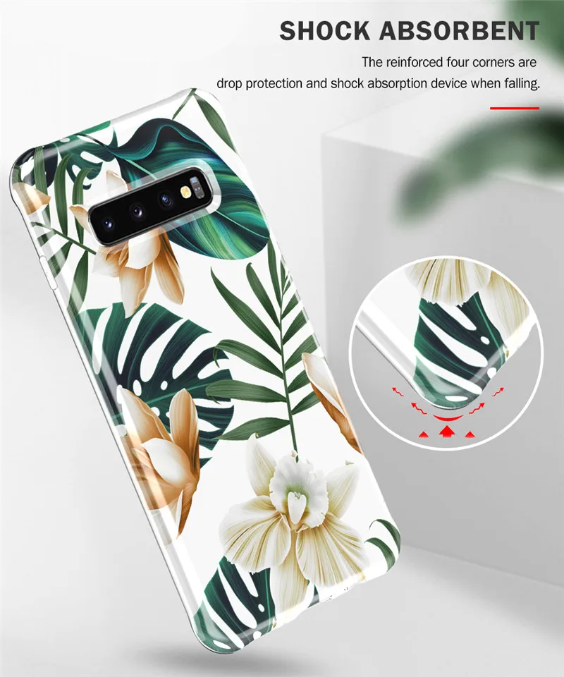 Передняя и задняя 360 Защитная Прозрачная крышка для samsung s10 note10 Plus кристальный блеск ТПУ Силиконовый противоударный Броня гибридный полный корпус