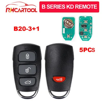 

KEYDIY B20-3+1 Universal Remote Key Remote Control With KD900/URG200/MINI KD Serials For Key Lost KD900 5pcs/lot