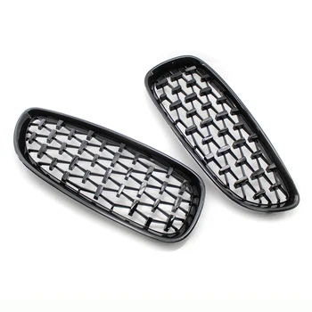 

1 Pair Double Slat Sport Style Gloss Black Glossy Black Diamond Kidney Grill Replacement for BMW E89 Z4 2009-2016