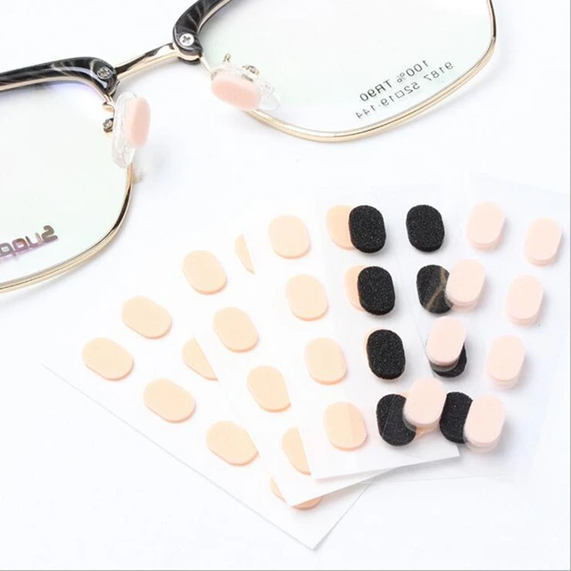 Almohadilla de silicona suave para la nariz, accesorio antideslizante para  gafas de lectura, antiluz azul, 5 pares - AliExpress