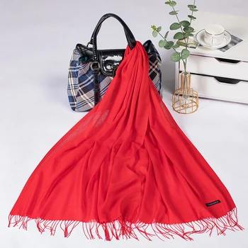 

Free Shipping Solid Color Soft Winter Women Scarf Cashmere Scarves Boys Girls Women Lady Scarf Wraps Pashmina Female Hijab