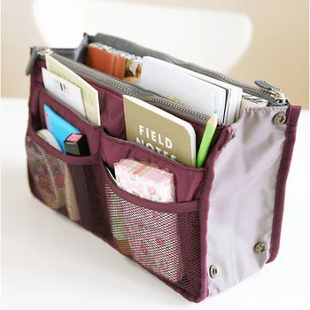 

Polyester Oxford Cloth Tote Bag Storage Bag Travel Plug-in Wallet Large Liner Storage Bag Sorting Bag