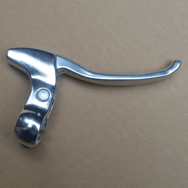 Bicycle Brake Handle Bicycle Brake Handle Aluminum Silver For Folding Bike Lever Modification Fixed Gear Fixie Accessories Road Cycling Vintage Retro