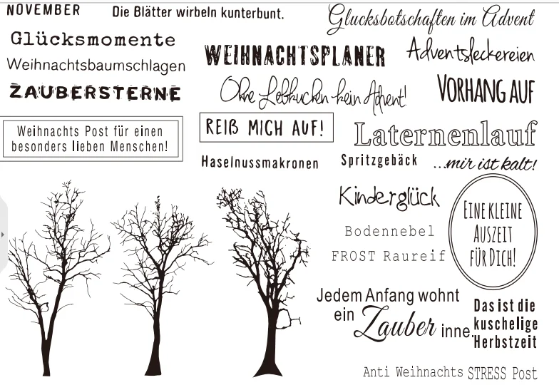 German Clear Silicone Stamp / seal for DIY Scrapbooking Album Decorative Sheets A213 | Дом и сад