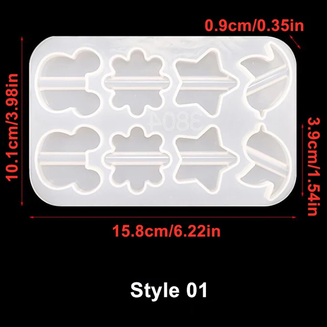 Designer Straw Topper Mold CC