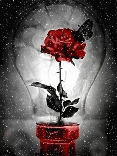 

5D DIY Rose Flower Full Drill Diamond Embroidery Sale Picture Of Rhinestone Diamond Painting Valentine's Day Decor Gift