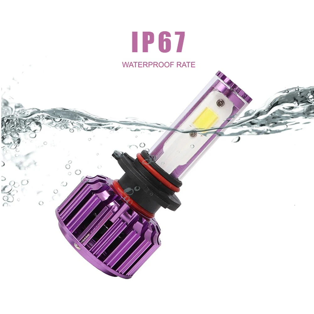 9005 H3 Led Canbus H4 H11 H8 H9 H13 Turbo Led головные фары лампы авто лампы аксессуары 12V(Подол короче спереди и длиннее сзади) луч для автомобиля супер яркий