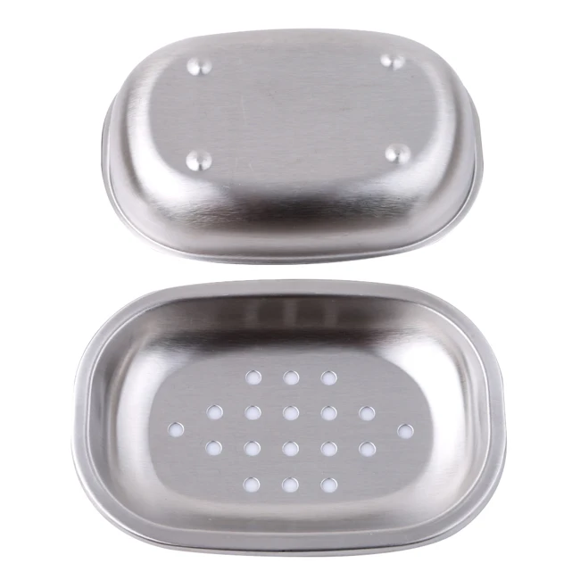 Elliptical dots 2 шт./компл. Нержавеющая сталь жидкого мыла или ополаскивателя для мыльницы держатель Ванная комната стеллаж для хранения-держатель с креплением - Цвет: Elliptical dots