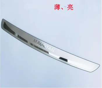 

1pcs/set rear guard plate modified trunk pedal decorative protective plate 2012-2015 For Volkswagen B7 Stainless Steel