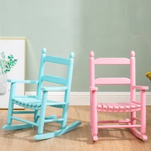 Columpio de madera para niños, muebles coloridos de estilo nórdico para el hogar, sillas de bricolaje para sala de estar
