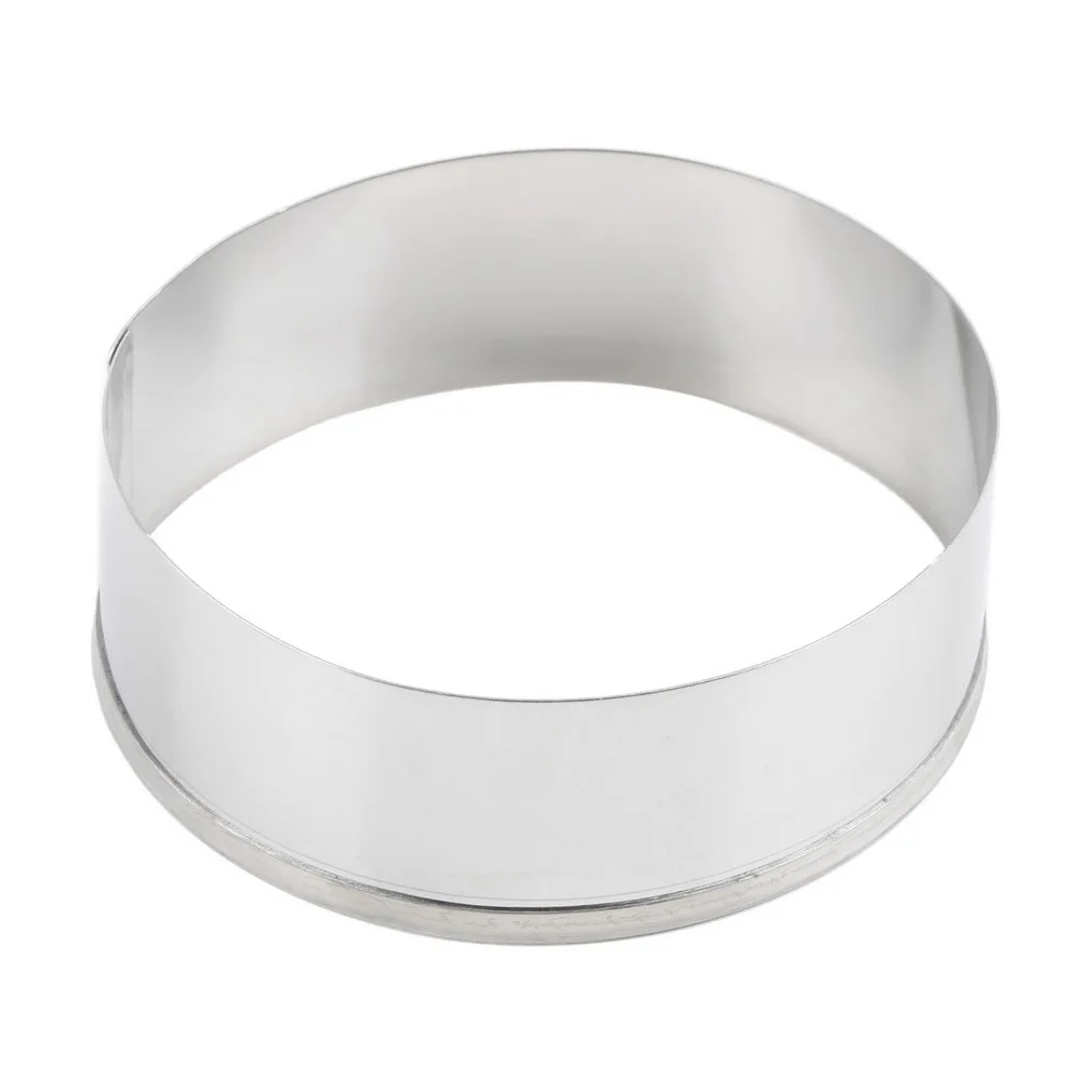 3Pcs Adjustable Round Stainless Steel Round Circle Cookie Mousse Cake Ring Cake Gum Paste Mould Layer Slicer DIY Cutter Mold
