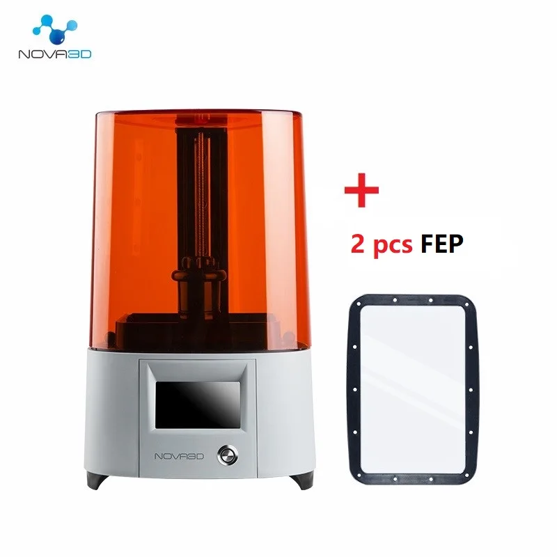 2pcs FEP Nova3д проектор ELFIN свободный нивелировочный светильник полимеризация смолы Настольный ЖК 3D принтер - Цвет: 2pcs FEP