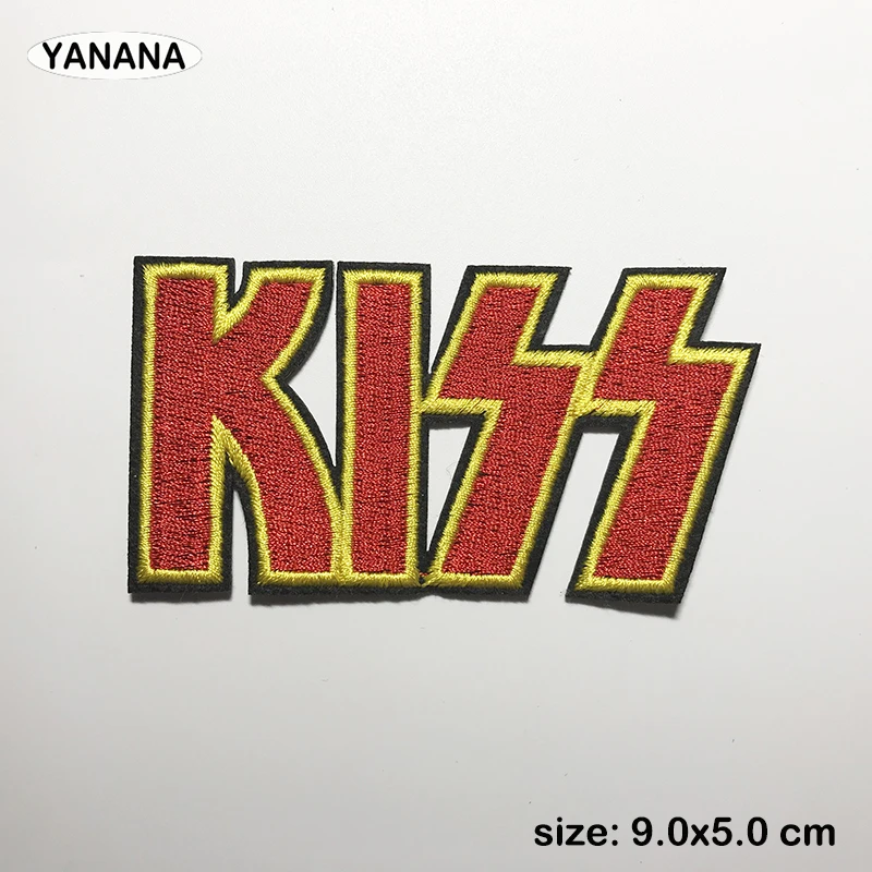 A Rock band Heavy Metal Band banner Patch Badges Embroidered Applique Sewing Iron On Badge Clothes Garment Apparel Accessories 