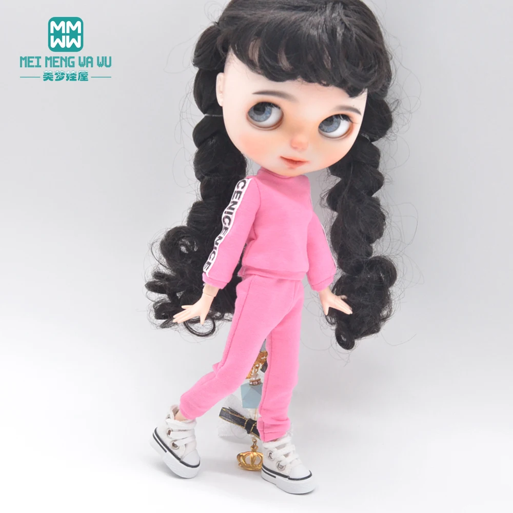 Blyth Doll Clothes fashion Sweatshirts casual hats socks sports shoes for 28-30cm Blyth Azone OB22 OB24 doll accessories