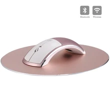 2,4G USB Беспроводная+ Bluetooth мышь перезаряжаемая Бесшумная игровая мышь для Macbook lenovo hp Dell Asus ноутбука ПК Компьютерные мыши