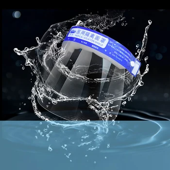 

10PCS Replaceable Transparent Face Shield Splash-proof Ultra-light Full Face Face Mask Anti-Fog Anti-Droplets Hat Face Shield