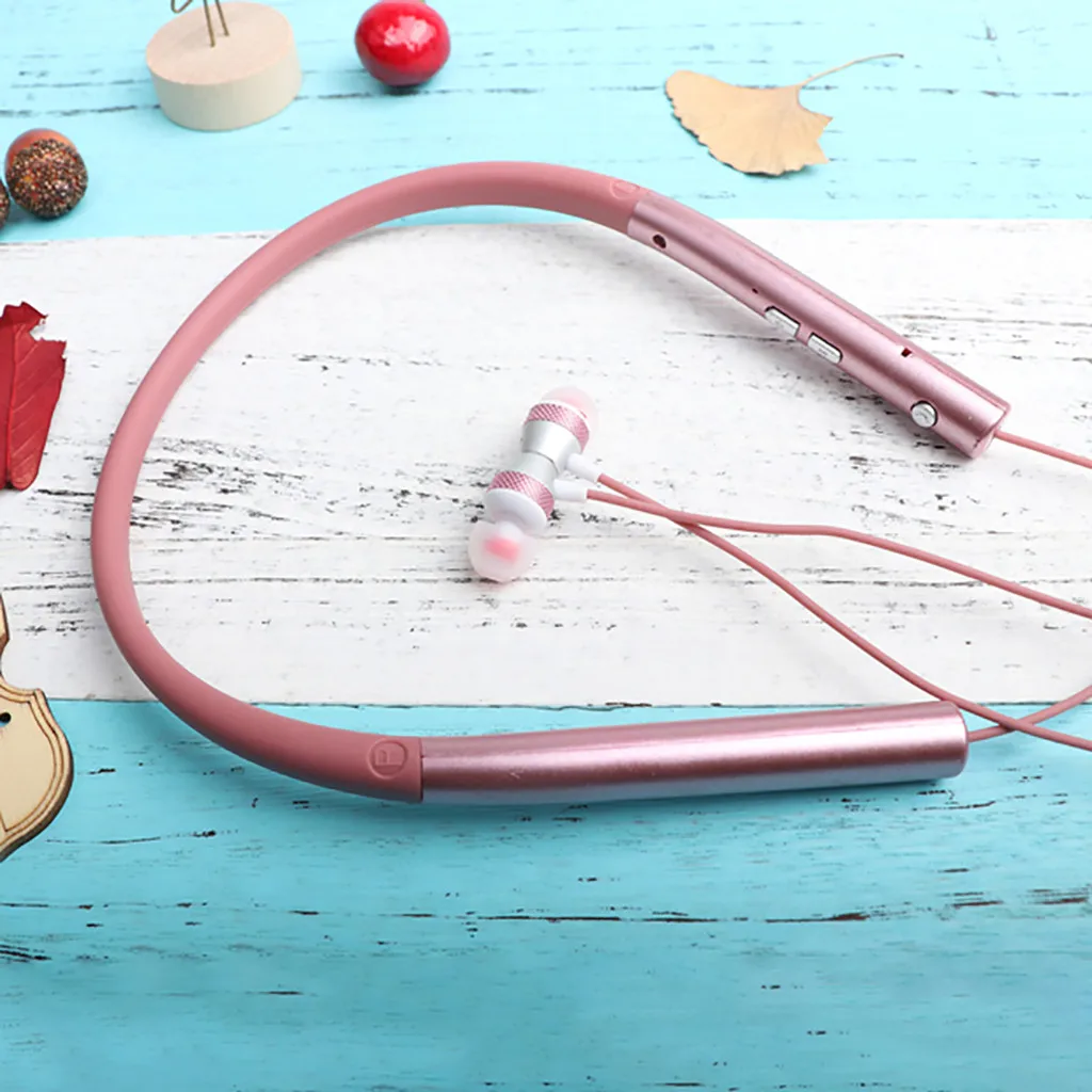 50# Bluetooth наушники беспроводные наушники с шейным швом шумоподавление стерео наушники с микрофоном спортивные наушники игровая гарнитура