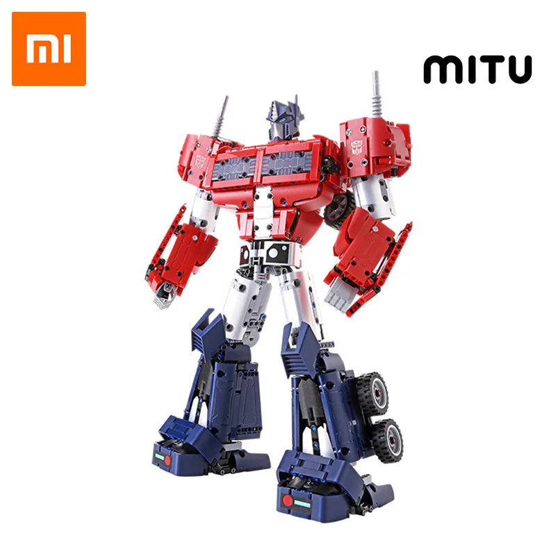 Строительные блоки Xiaomi MITU Трансформеры Optimus Prime полный корпус подвижный подарок детская игрушка autobot Mi