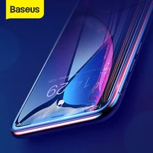 Baseus 2 pièces 0.23mm couverture complète verre trempé pour iPhone 12 Pro Max 12 protecteur d'écran mince verre de protection pour iPhone XR