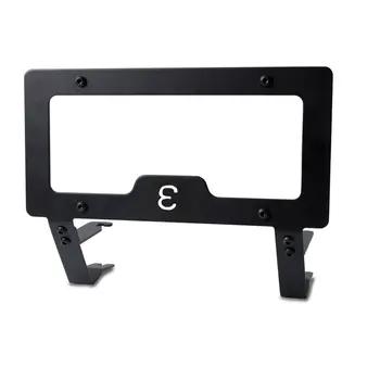 

Auto Aluminium Alloy License Plate Frame Slipstream Bracket Front Mount Replacement Accessories Durable Holder For Tesla Model 3