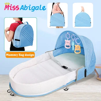 

Baby Nest Bed Travel Protection Mosquito Net With Portable Bassinet For Newborn Baby Foldable Breathable Infant Sleeping Basket
