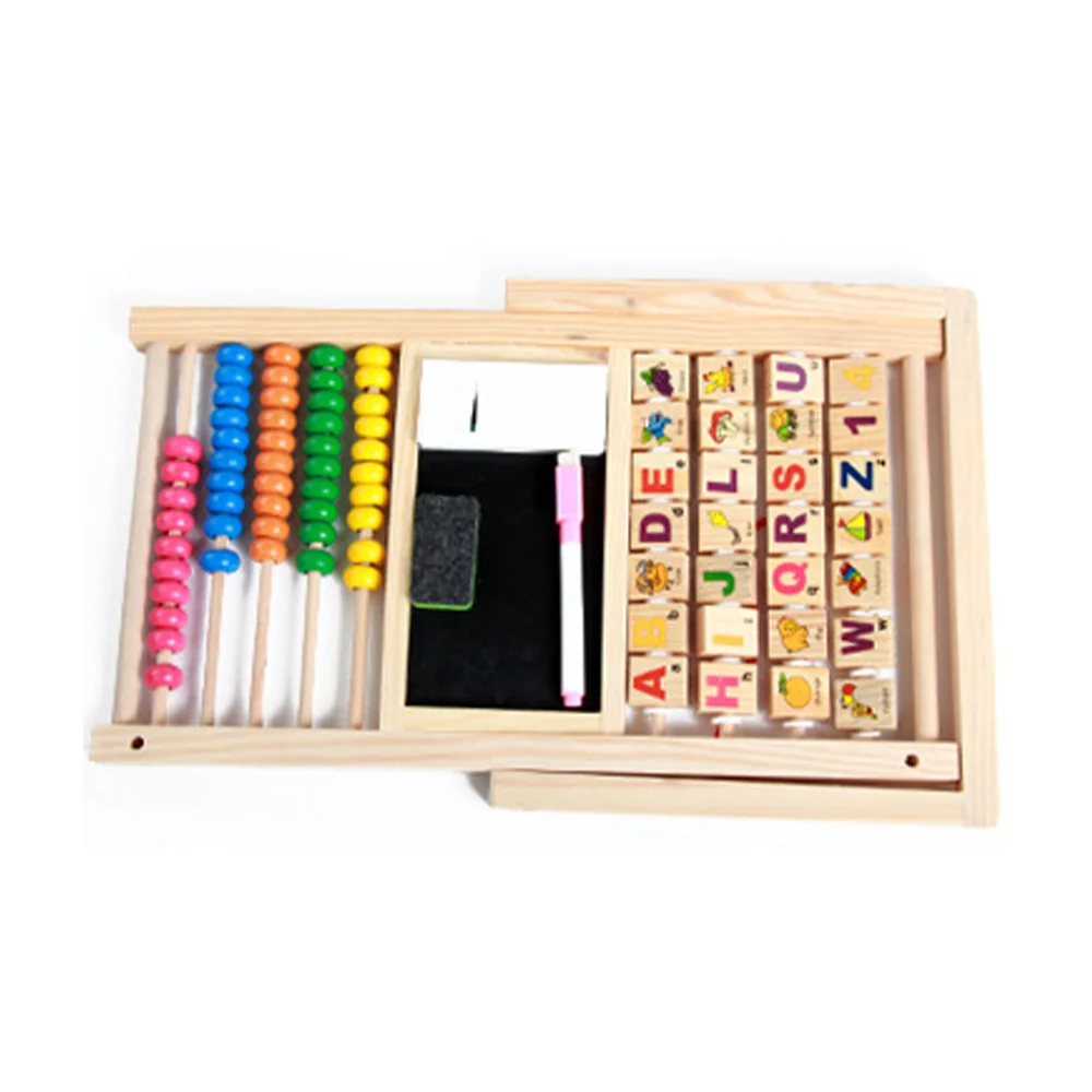 Деревянный многофункциональный Abacus обучающий стенд игрушки Дети подсчета познания доска ранняя обучающая математическая игрушка подарок для детей