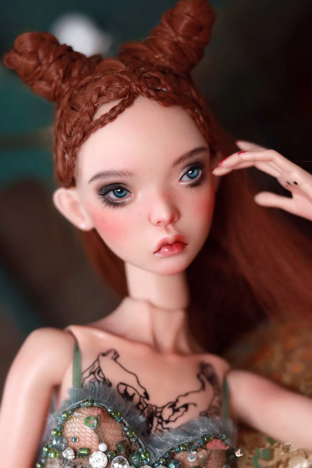 BJD PUPPE 1/4 Russische siste puppe Высокое качество Смола подарок глазное яблоко | Игрушки и