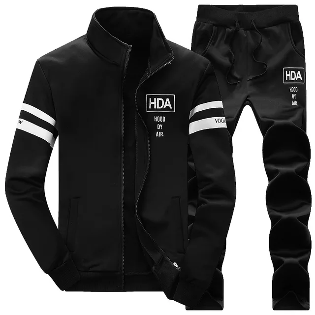 US $16.02 Men Casual Sports Clothing Set Autumn New Style Korean-style Trend Autumn Clothing Collocation Hand