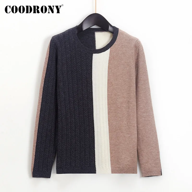 COODRONY Brand Elegant Soft Wool Pullover Slim Sweaters Women 2020 Autumn Winter Knitted Striped Female Jumper W1121